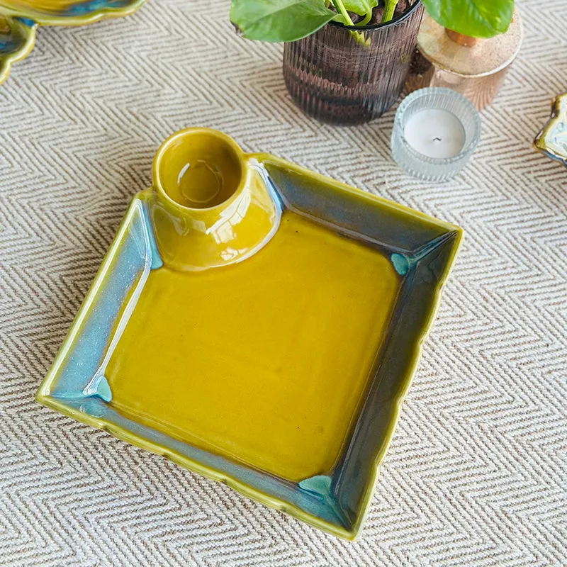 ModiSquare Ceramic Chip & Dip Platter media 4