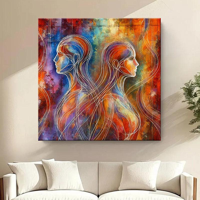 Feminine Aura Wall Painting
