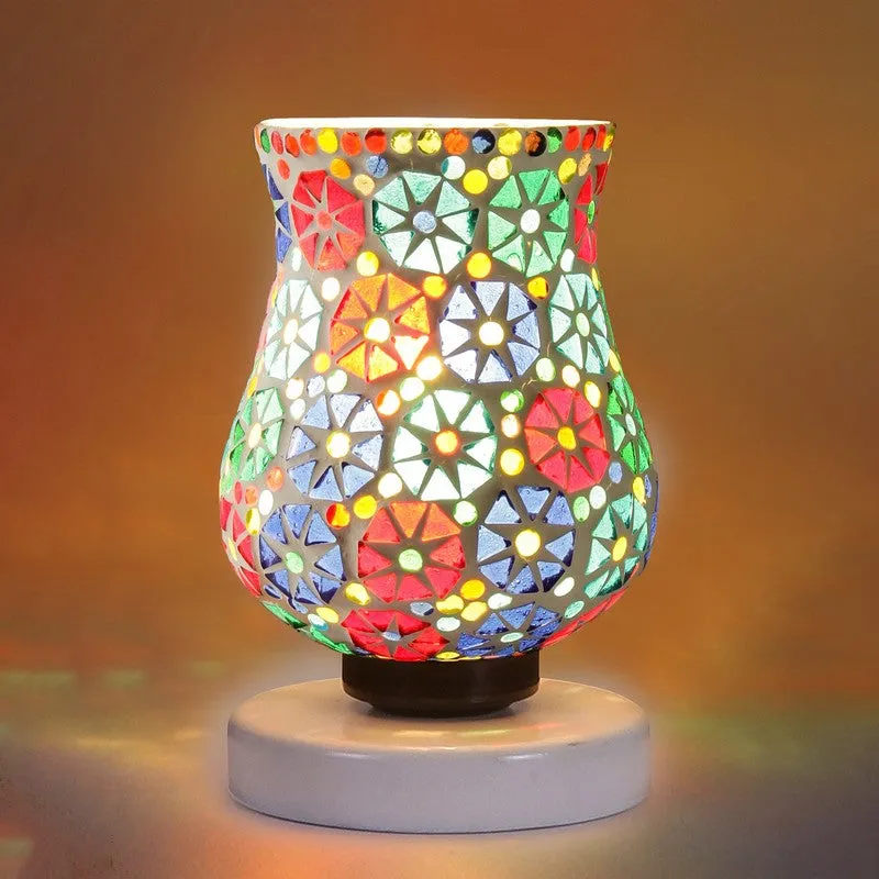 Illumea Mosaic Glass Table Lamp - Multicolor media 6