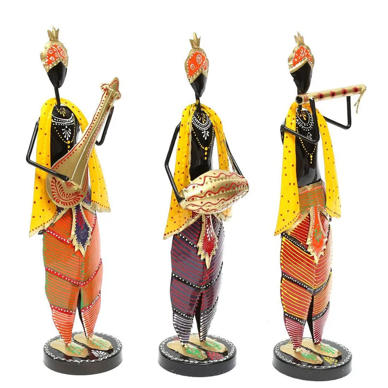 Ethnik Troupe Showpiece - Set Of Three media 4