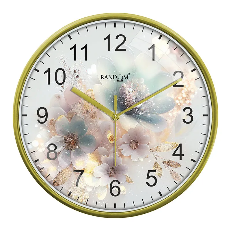 Pastel Petale Plastic Wall Clock media 5