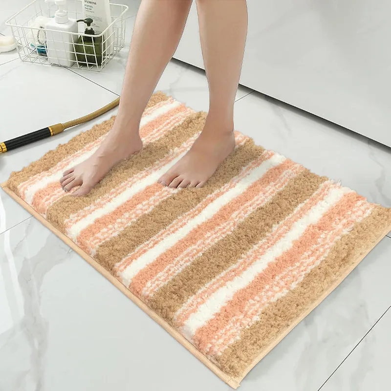 Cape Steps Microfiber Bath Mat - Beige media 1