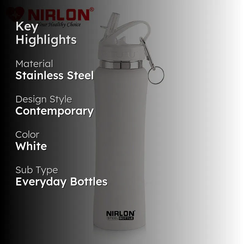 Valento Sipper Water Bottle (White) - 750 mL media 2