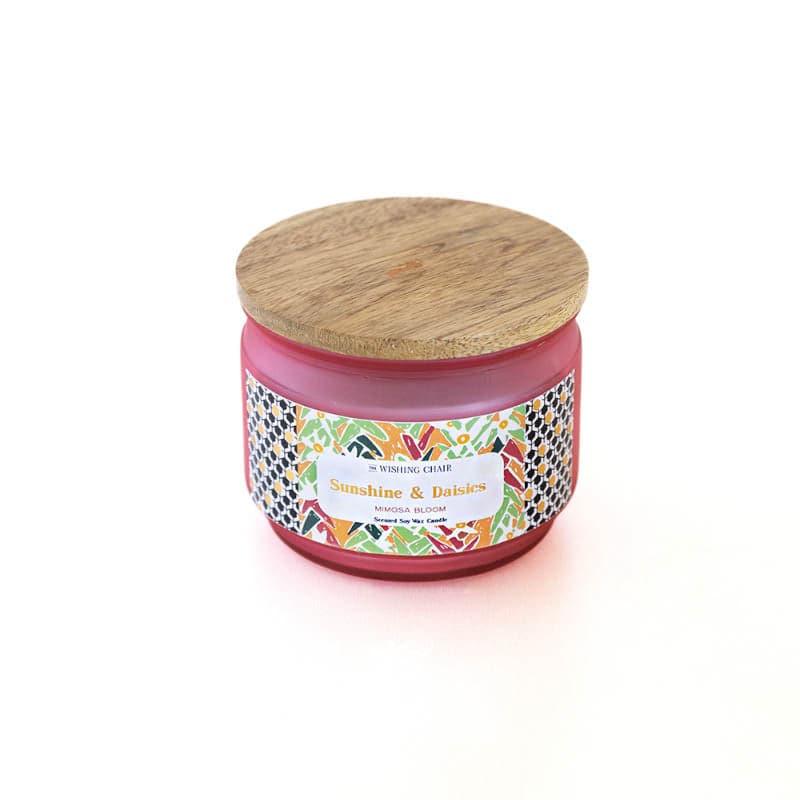 Sunshine & Daisies Soy Wax Jar Scented Candle media 4