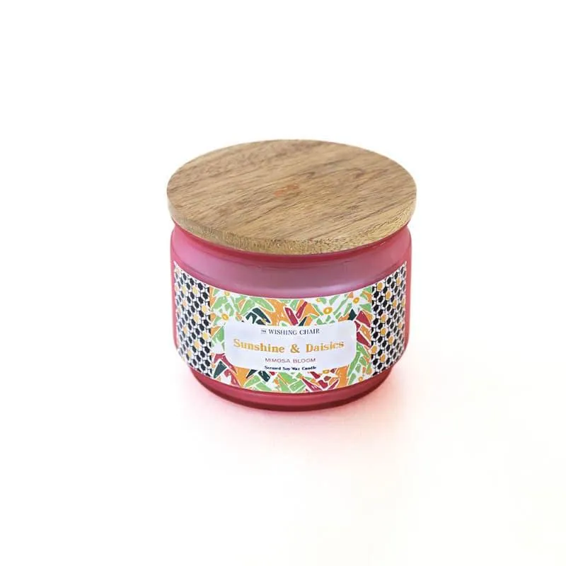 Sunshine & Daisies Soy Wax Jar Scented Candle media 4