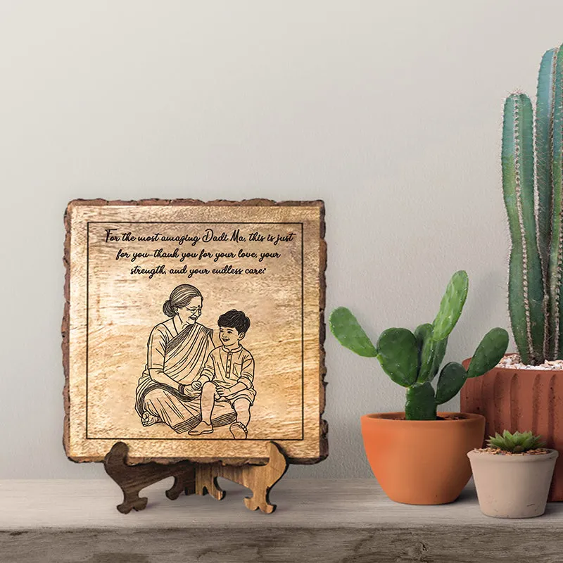 Most Amazing Dadi Wood Showpiece - Square media 1