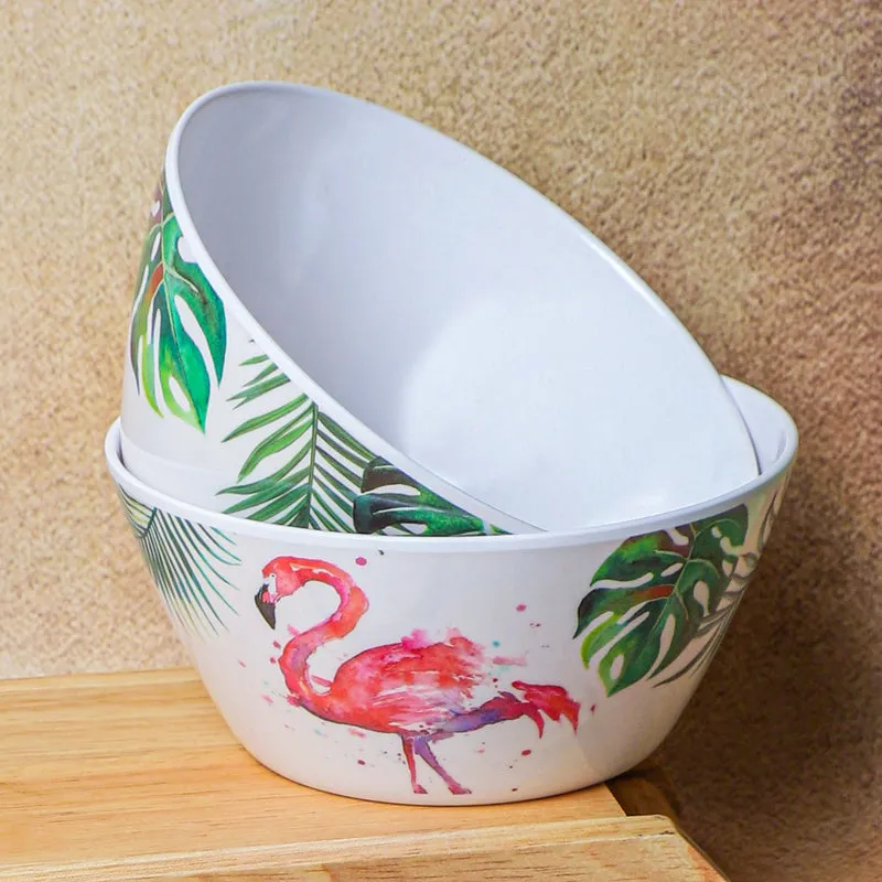 Tropical Glee Melamine Snack Bowl (750 mL) - Set Of Two media 4
