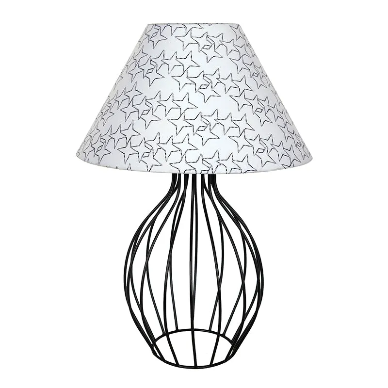 Spire Star Metal Table Lamp - White,Black media 3