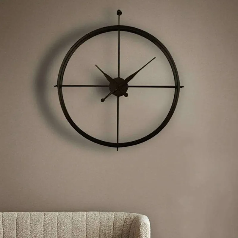 Viol Analog Metal Wall Clock media 1