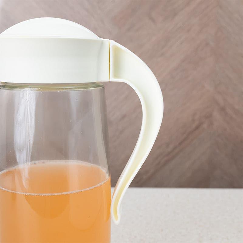 Domana Oval Transparent Jug With Lid (White) - 1600 mL media 3