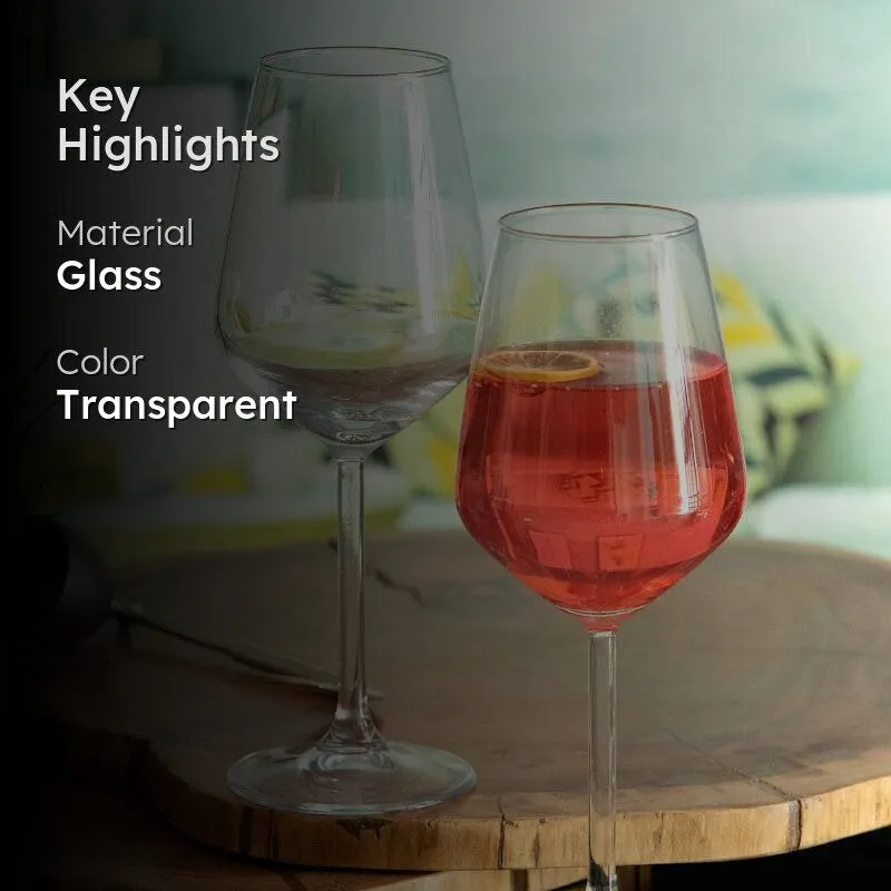 Pasabahce Windsor Red Wine Glasses (350 ML) - Set Of Six media 2