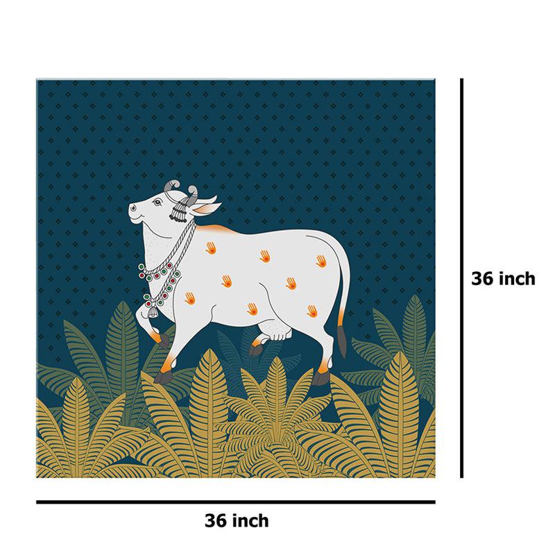 Holy Indian Cow Poly Canvas Wall Painting media 8