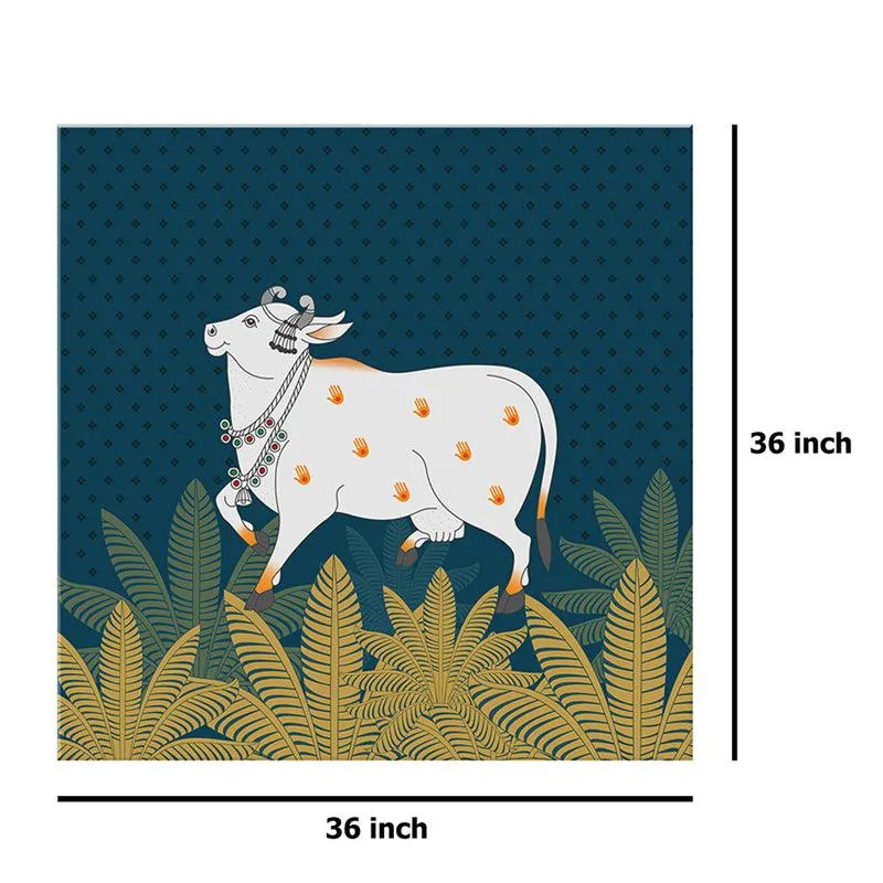 Holy Indian Cow Poly Canvas Wall Painting media 8