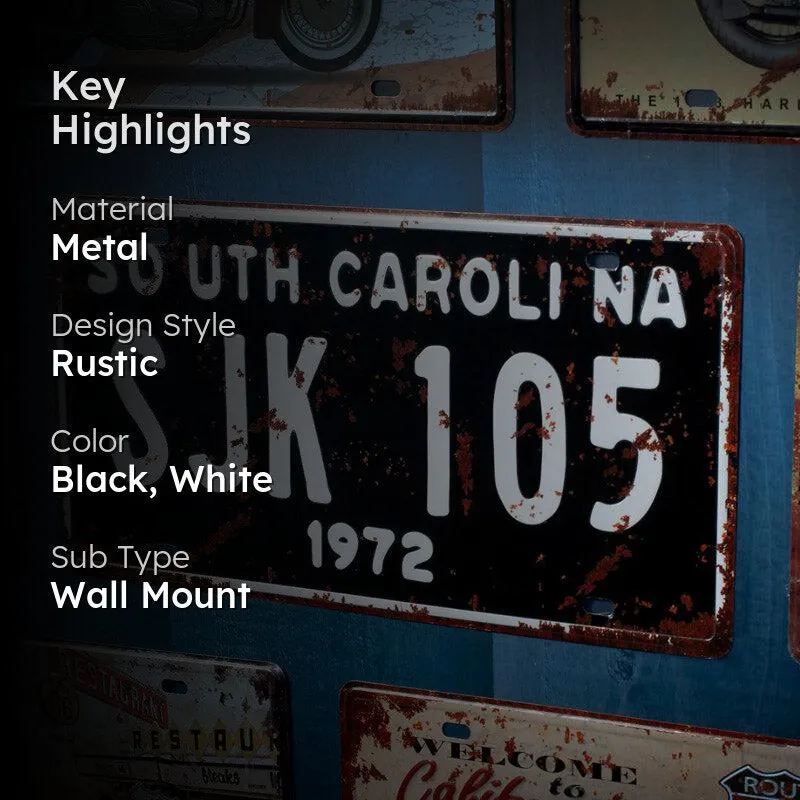 South Carolina Sjk 105 Metal Wall Accent media 2