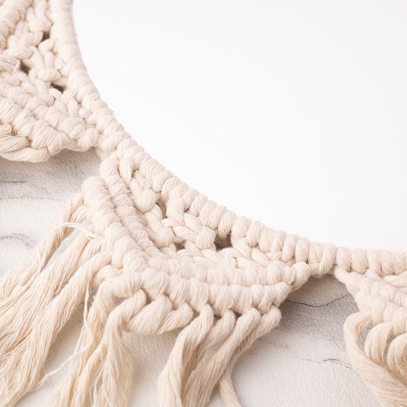 Floro Macrame Wall Mirror media 4