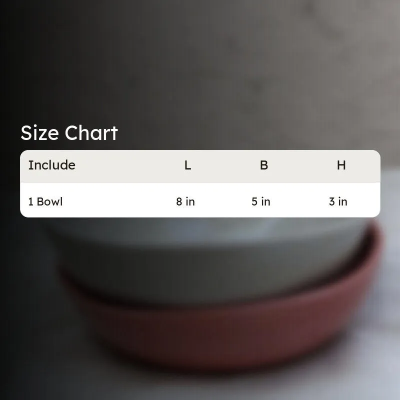 Malkan Ivory & Pink Serving Bowl (500 ML) - Set of Two media 5