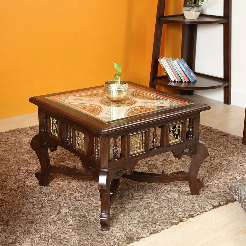 Tamas Teak Wood Side Table media 1