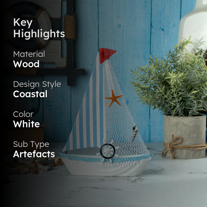 Nautic Dream Wood Showpiece media 2