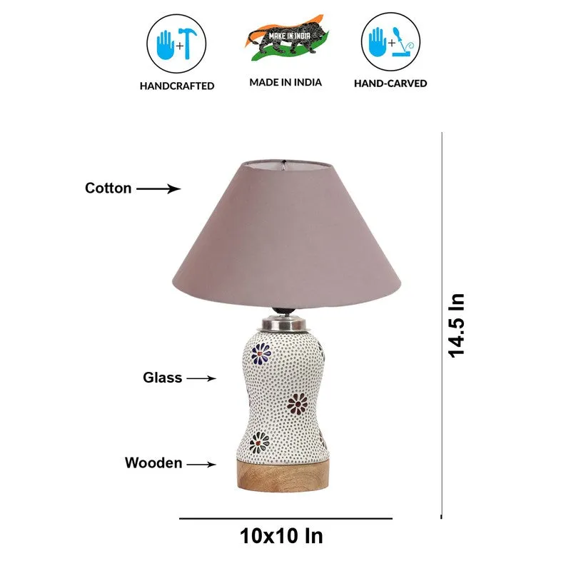 Lunetra Wooden Table Lamp - Multicolor media 9