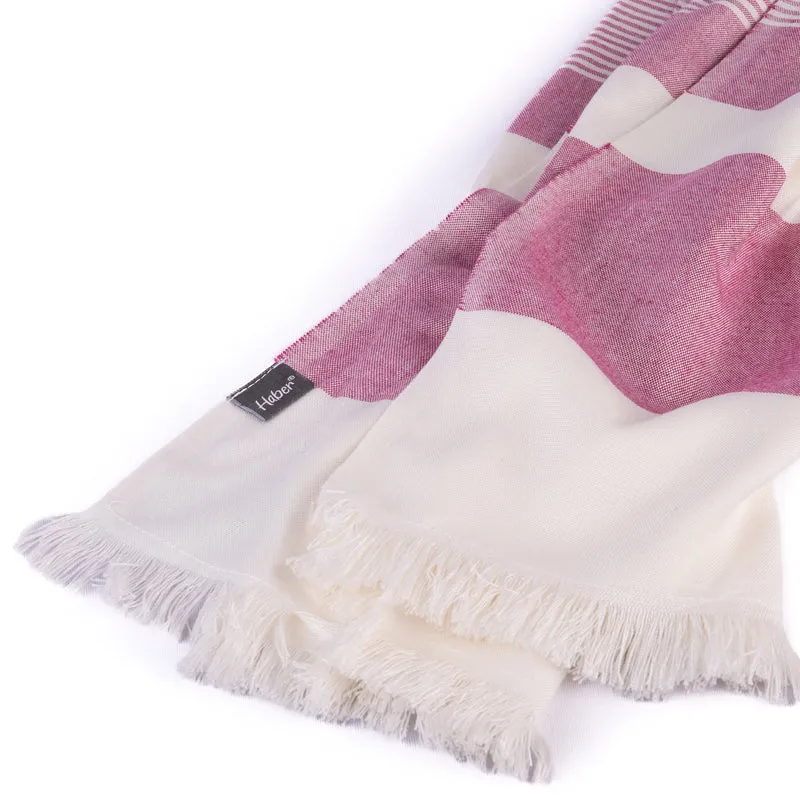 Prittle Pat Bamboo Cotton Bath Towel - Pink media 5