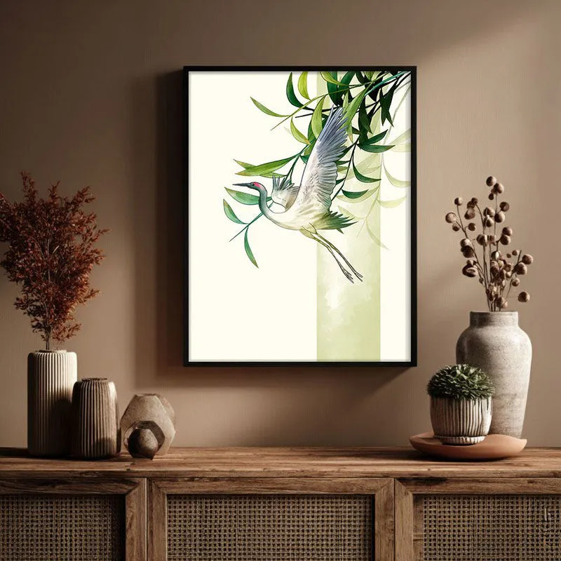 Marshland Majesty Botanical Archival Paper Wall Art With Frame media 3