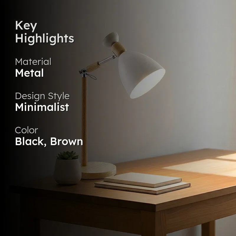 AarviDecor Sienna Accent Metal Table Lamp media 2