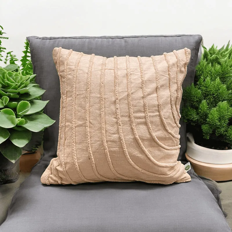 Peaks & Valleys Tufted Cushion Cover - Ivory media 1