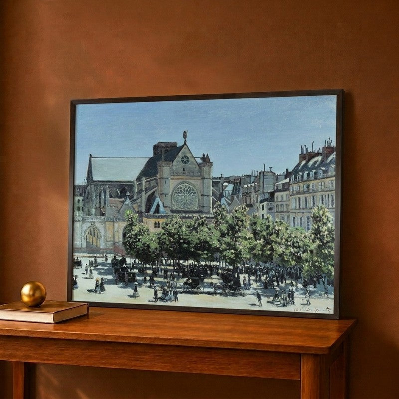 Saint Germain L'Auxerrois Canvas Wall Painting - 12 x 9 Inches
