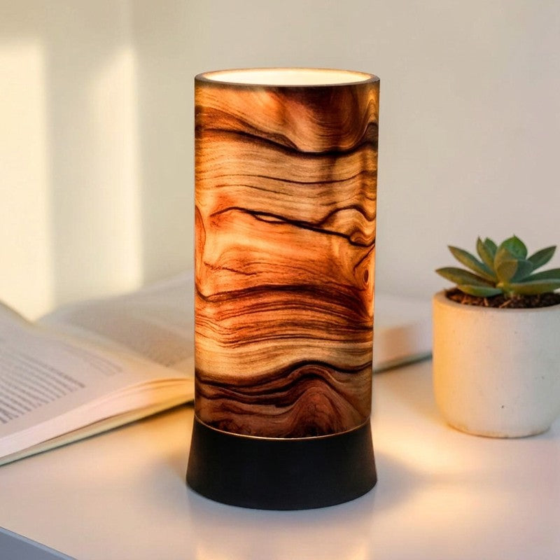 Woodgrain Flow Handmade Table Lamp
