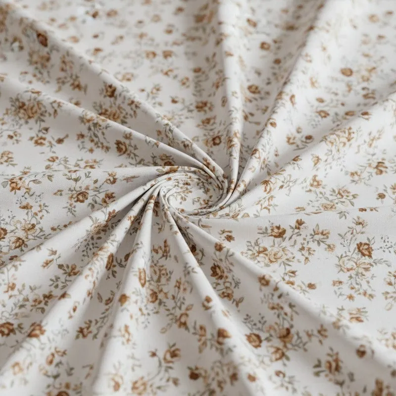 Ramisa Floral Cotton Bedsheet (Yellow) - 180 TC media 5