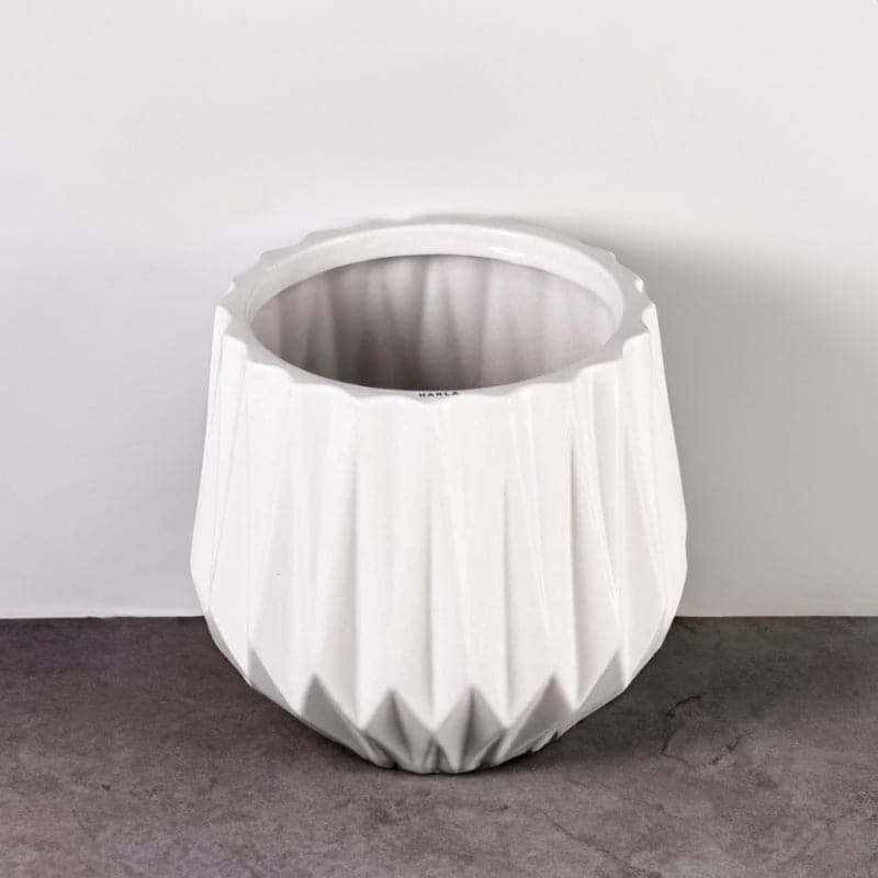 Ugaoo Precious Horcrux Ceramic Pot - White media 3