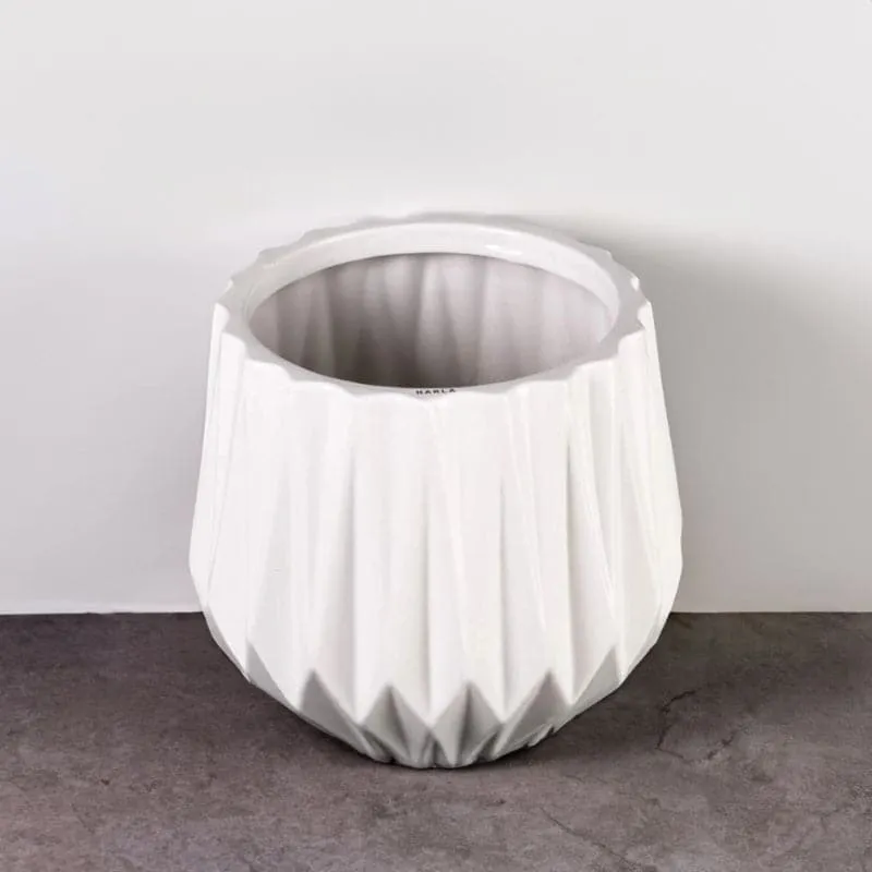 Ugaoo Precious Horcrux Ceramic Pot - White media 3