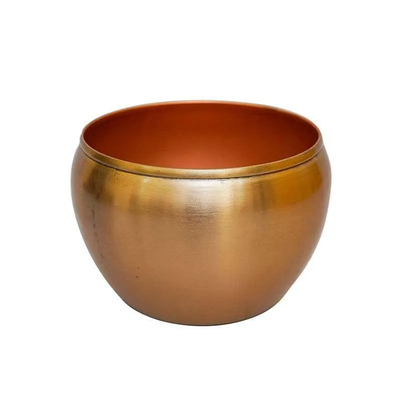 Glossy Gold Planter media 5