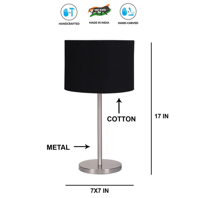 Noctra Aera Glow Metal Table Lamp - Black media 8