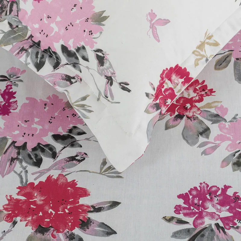 Swayam Ruvo Rosa Cotton Bedsheet (Pink) - 200 TC media 7