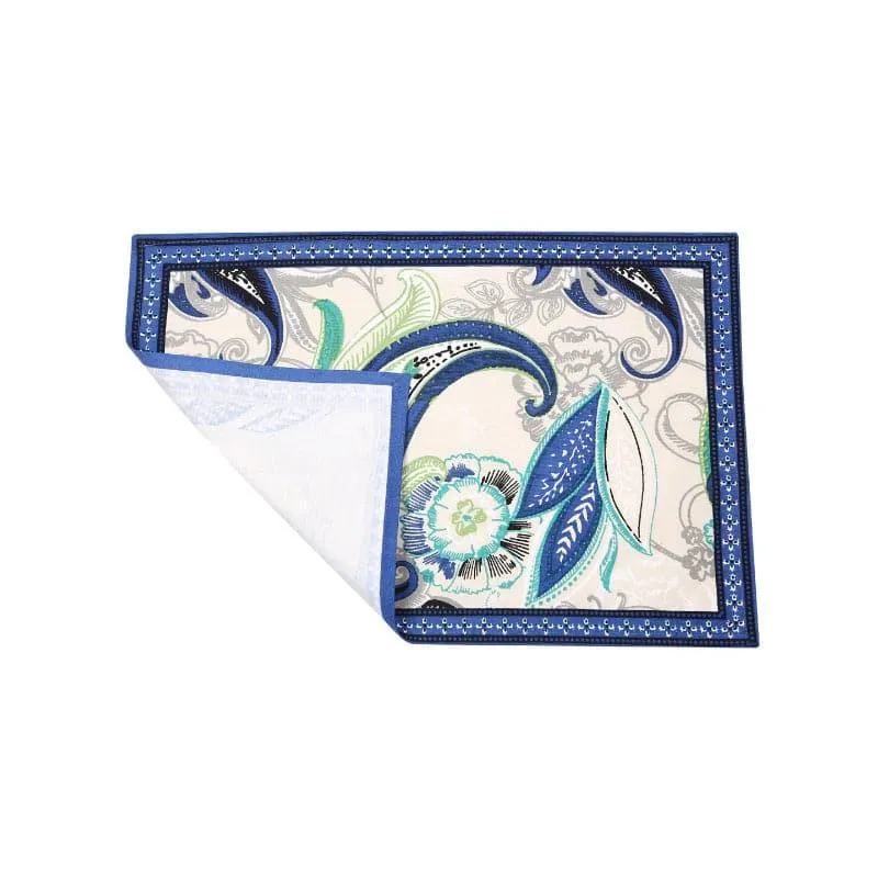 Blue Paisley Table Mat - Set Of Six media 5