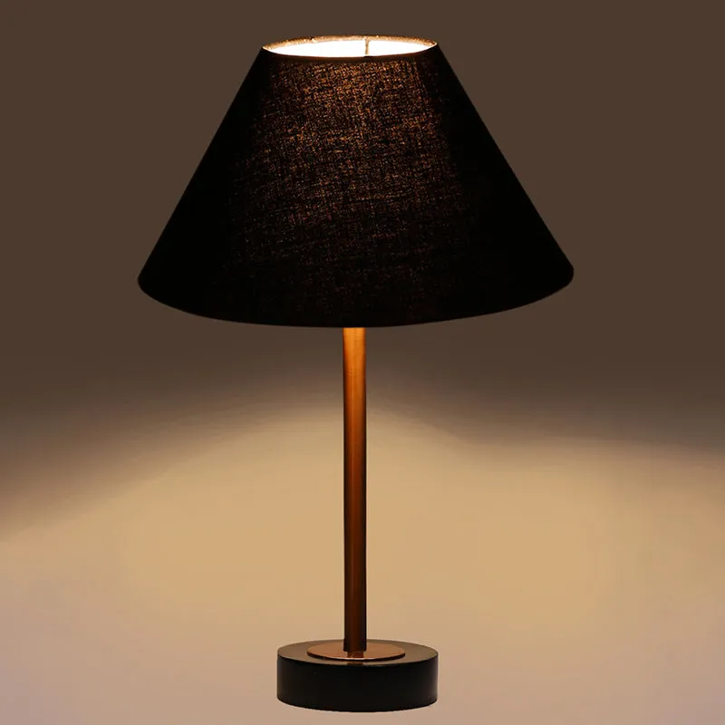 Cotin II Rodin Wooden Table Lamp - Black,Copper media 6