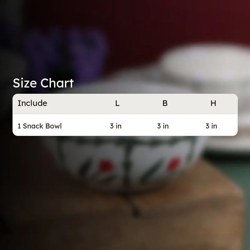 Rosalba Ceramic Snack Bowl - 170 mL media 6