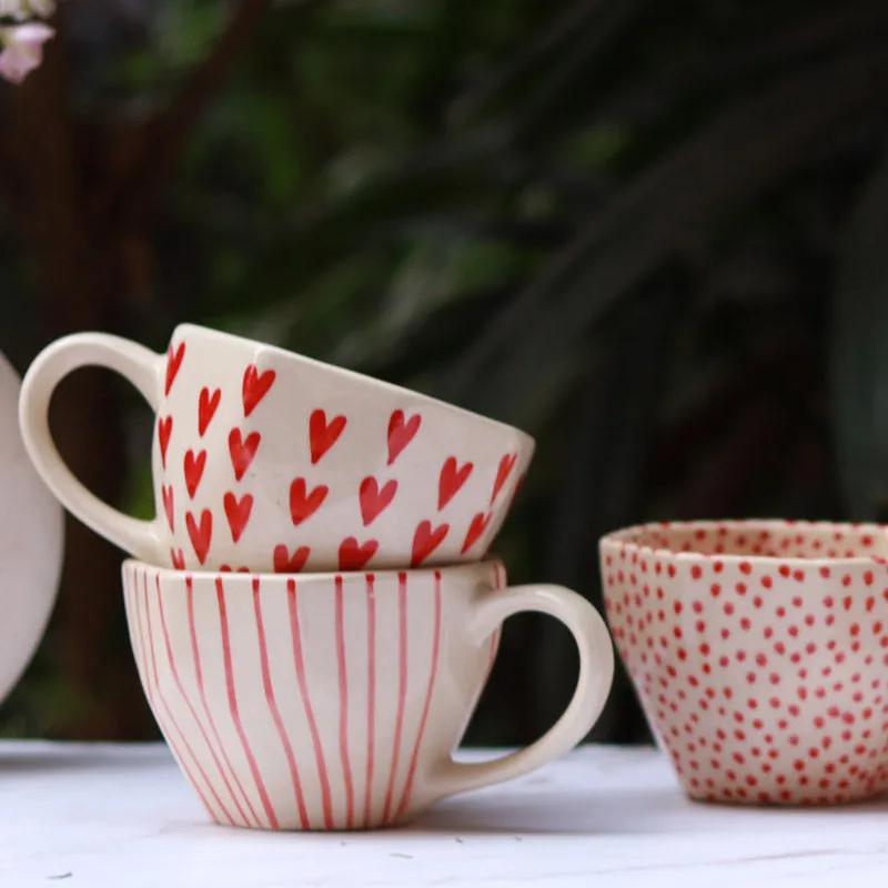 Halepa Ceramic Tea Cup (200 mL Each) - Set of Six media 4