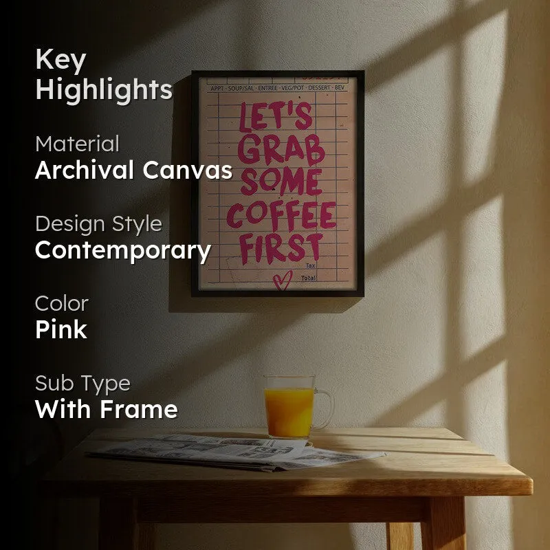 Grab&Go Archival Canvas Wall Art - Black media 2