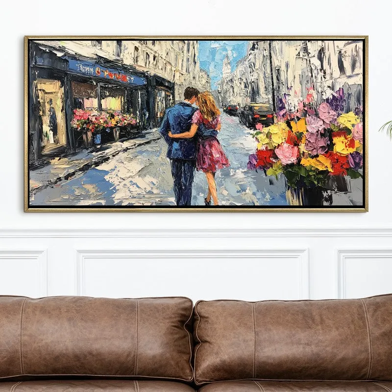 Blossom Affair Canvas Wall Painting With Frame media 4
