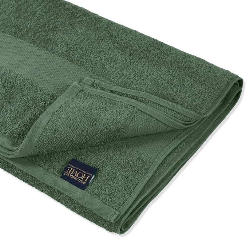 Monte Carlo Dry Nest Pure Cotton Bath Towel - Green media 6
