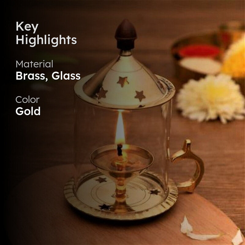 Dalaja Brass Diya - Large media 2