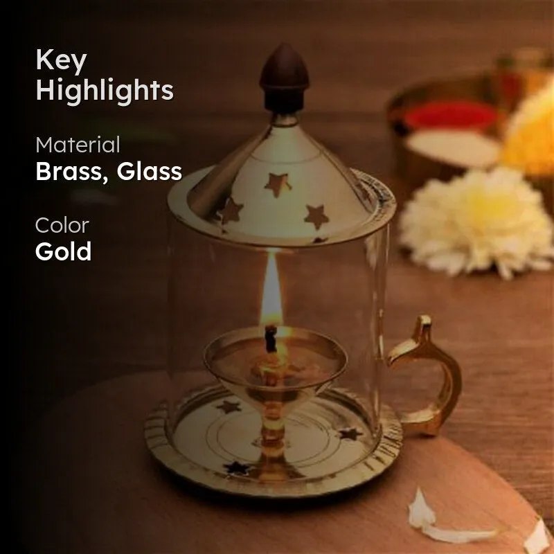 Dalaja Brass Diya - Large media 2