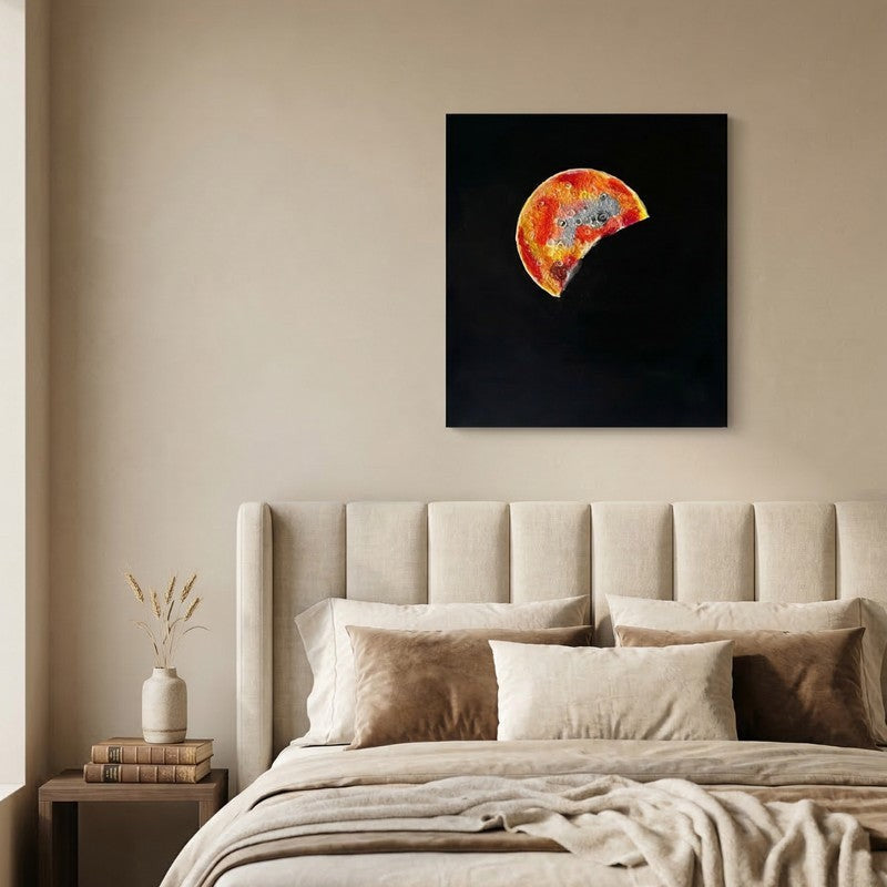 Linear Balance Handmade Canvas Wall Painting media 3