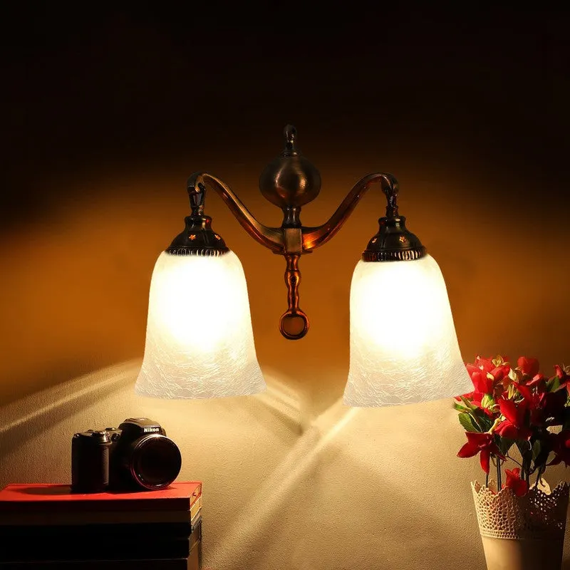 Crystal Bloom Swan Neck Glass Wall Lamp media 5