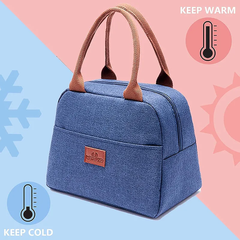 Binta Nylon Lunch Bag - Blue media 4