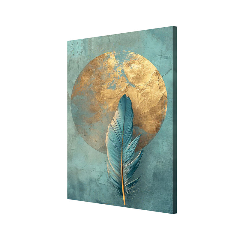 Pluma Azurea Poly Canvas Wall Painting media 5