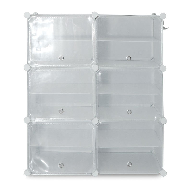 SpaceTread White Plastic & Metal Shoe Racks media 4
