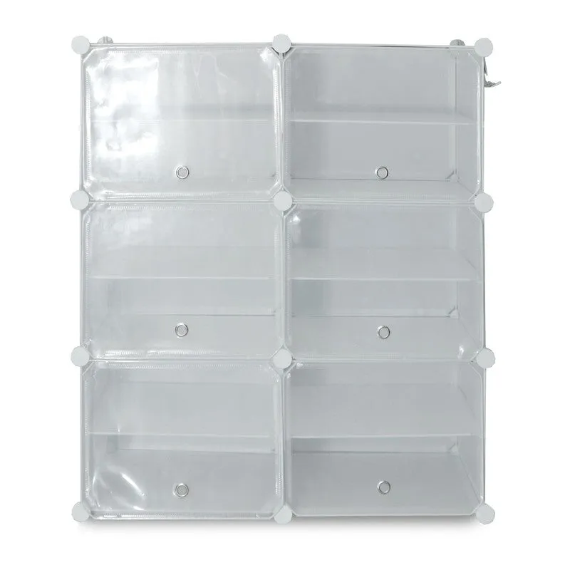 SpaceTread White Plastic & Metal Shoe Racks media 4